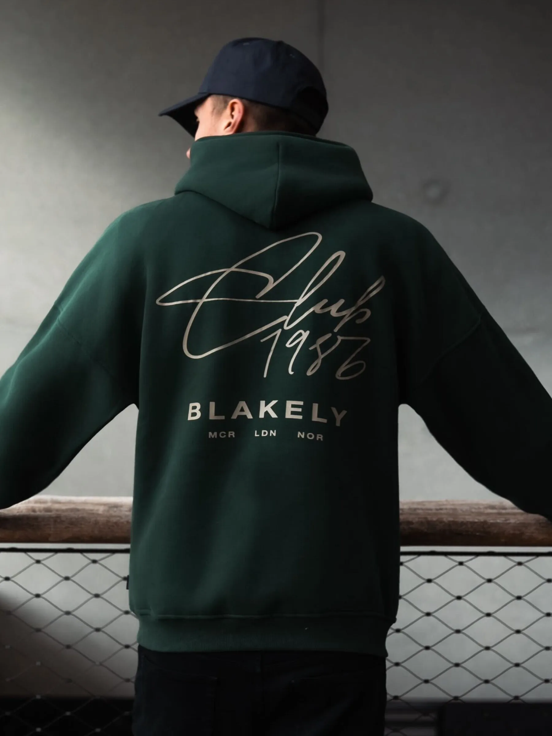Club Relaxed Hoodie - Forest Green sold by Blakely