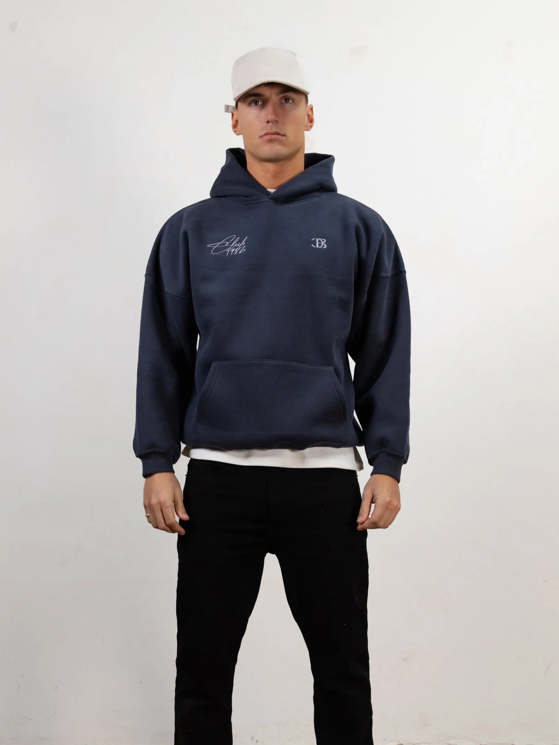 Club Relaxed Hoodie - Navy sold by Blakely product image thumbnail 3