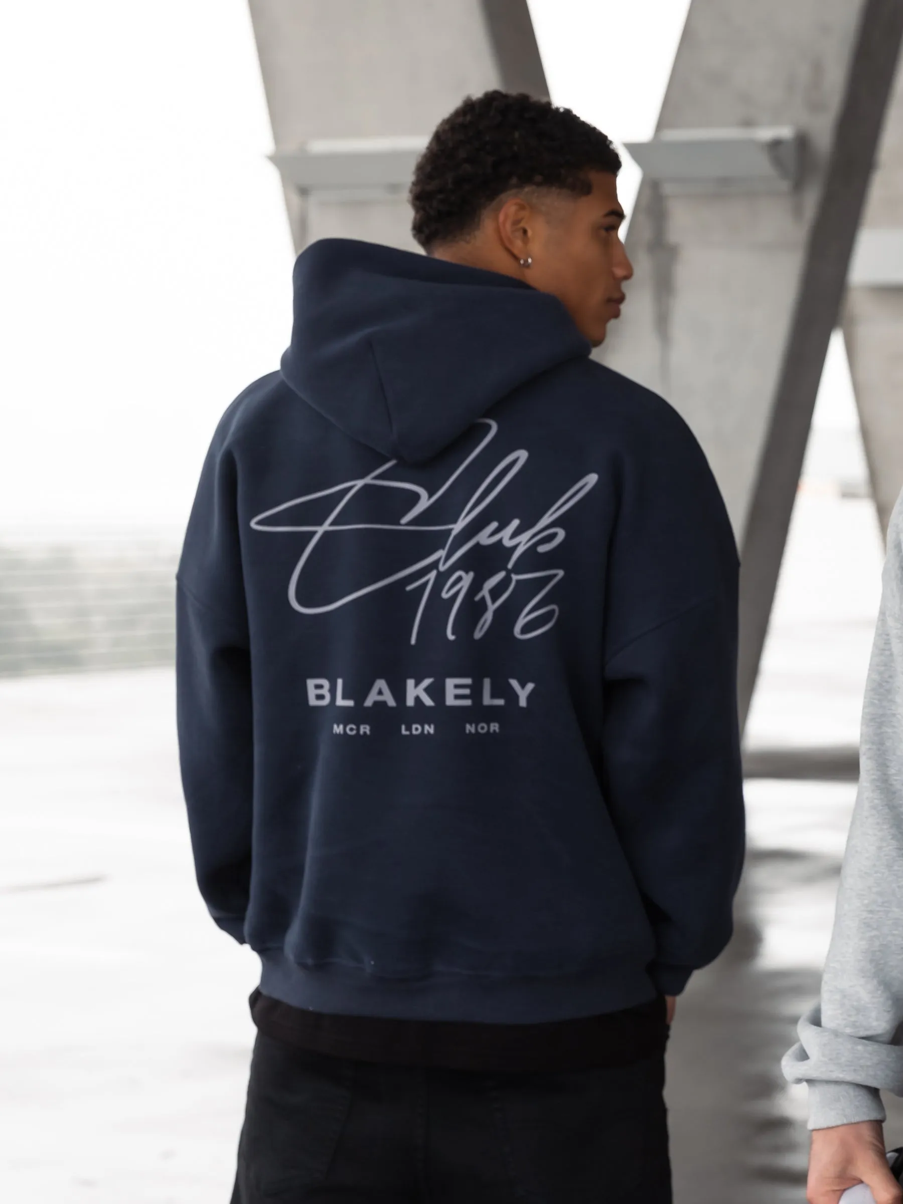 Club Relaxed Hoodie - Navy sold by Blakely product image thumbnail 5
