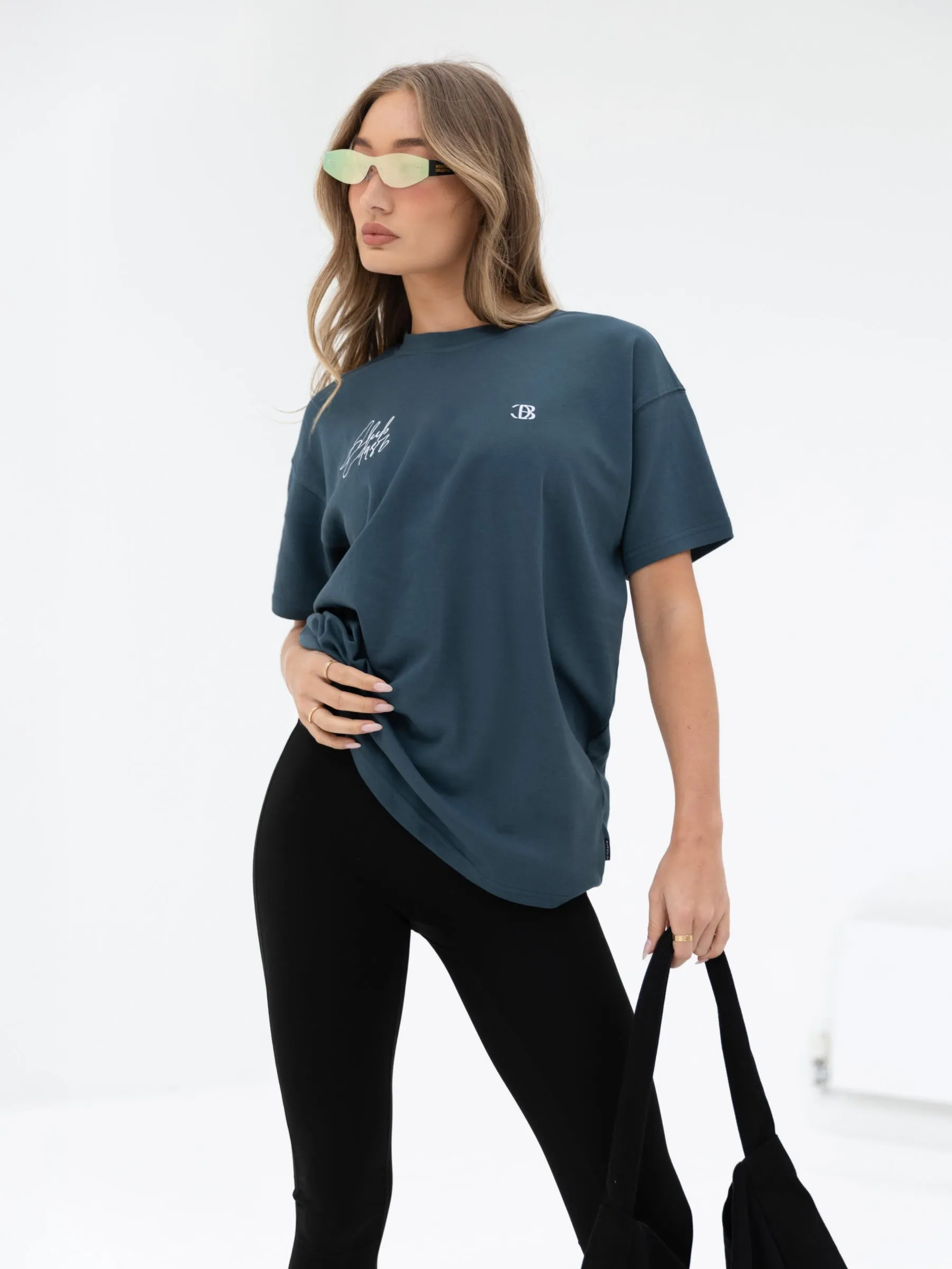Club Oversized T-Shirt - Dark Teal sold by Blakely product image thumbnail 2