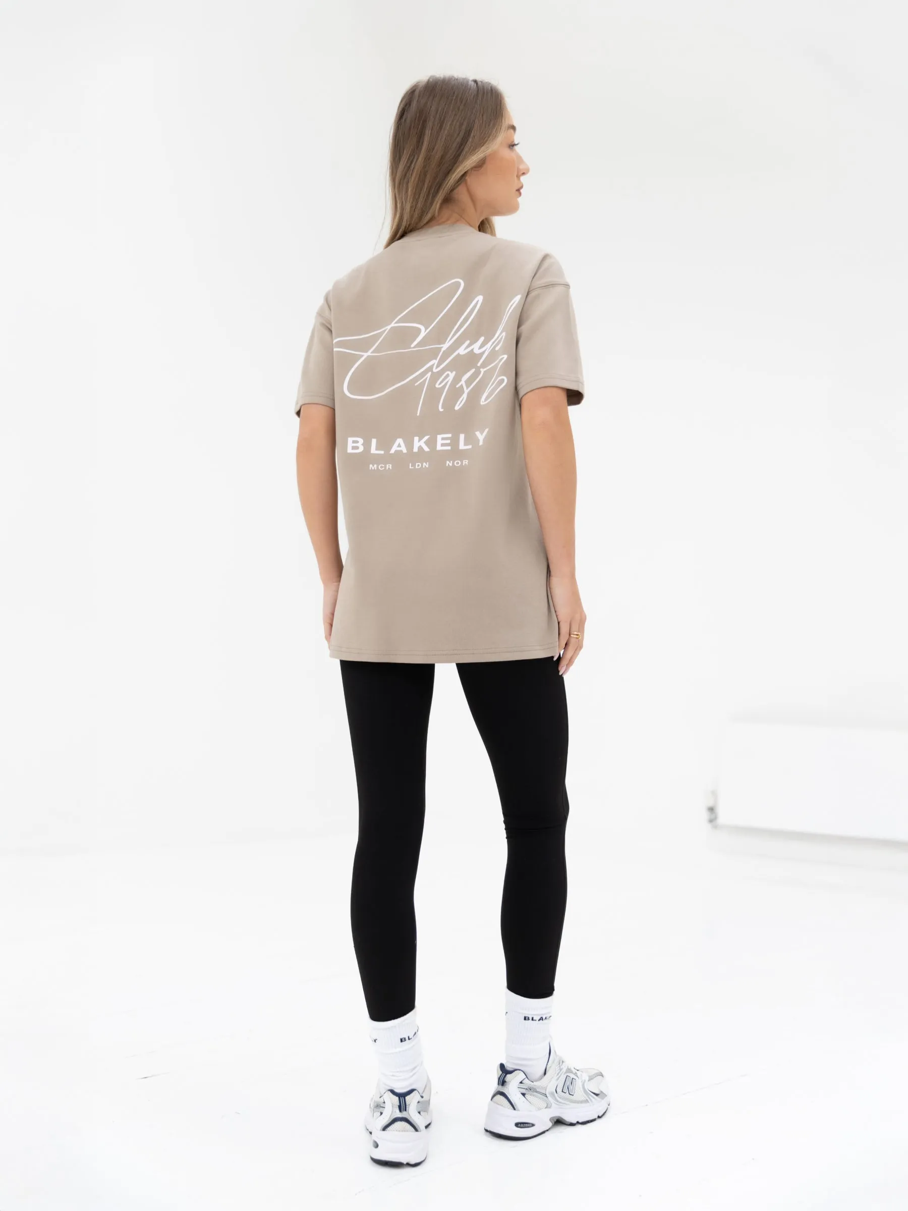 Club Oversized T-Shirt - Washed Khaki sold by Blakely product image thumbnail 4