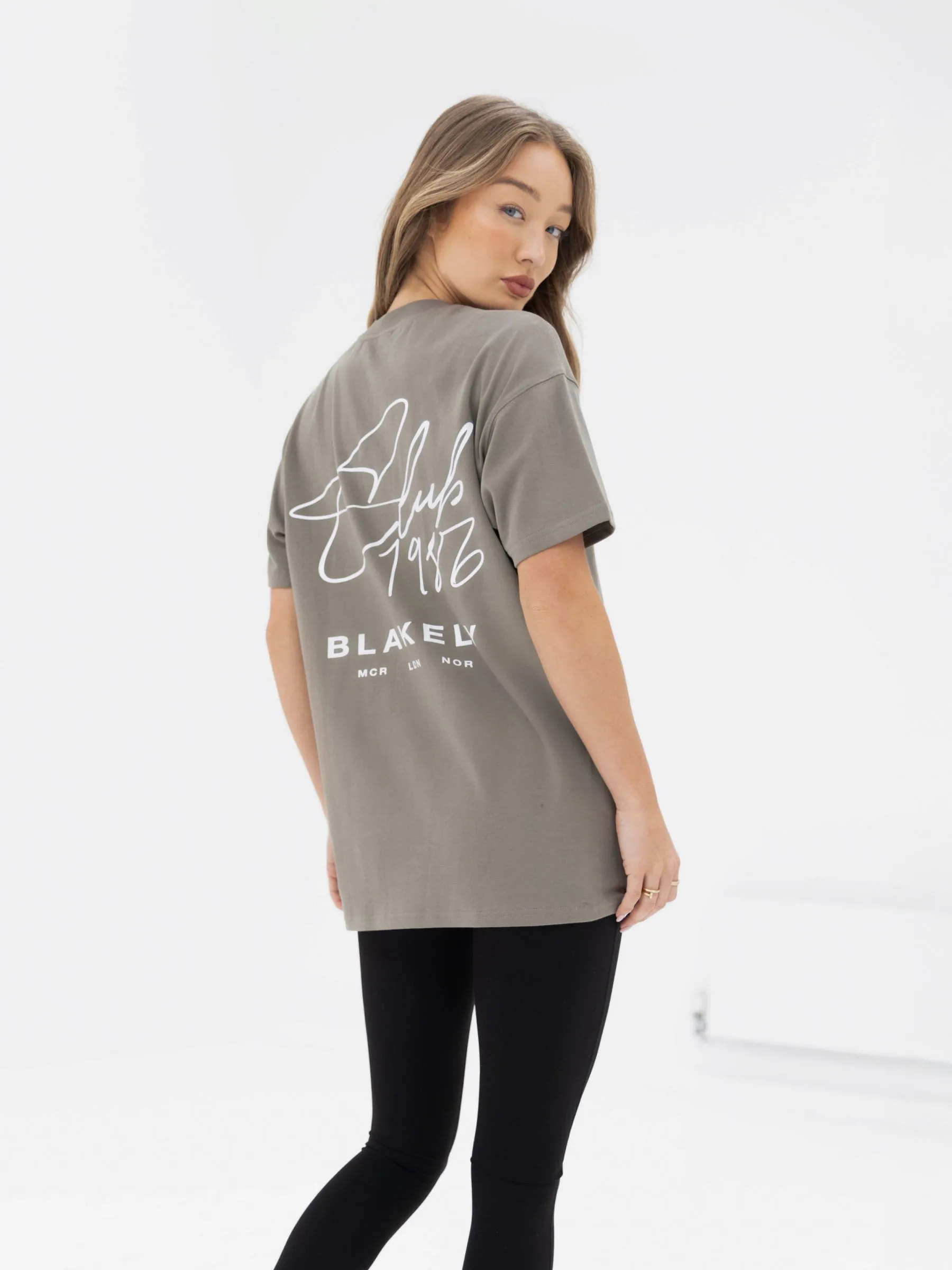 Club Oversized T-Shirt - Safari Green sold by Blakely product image thumbnail 5