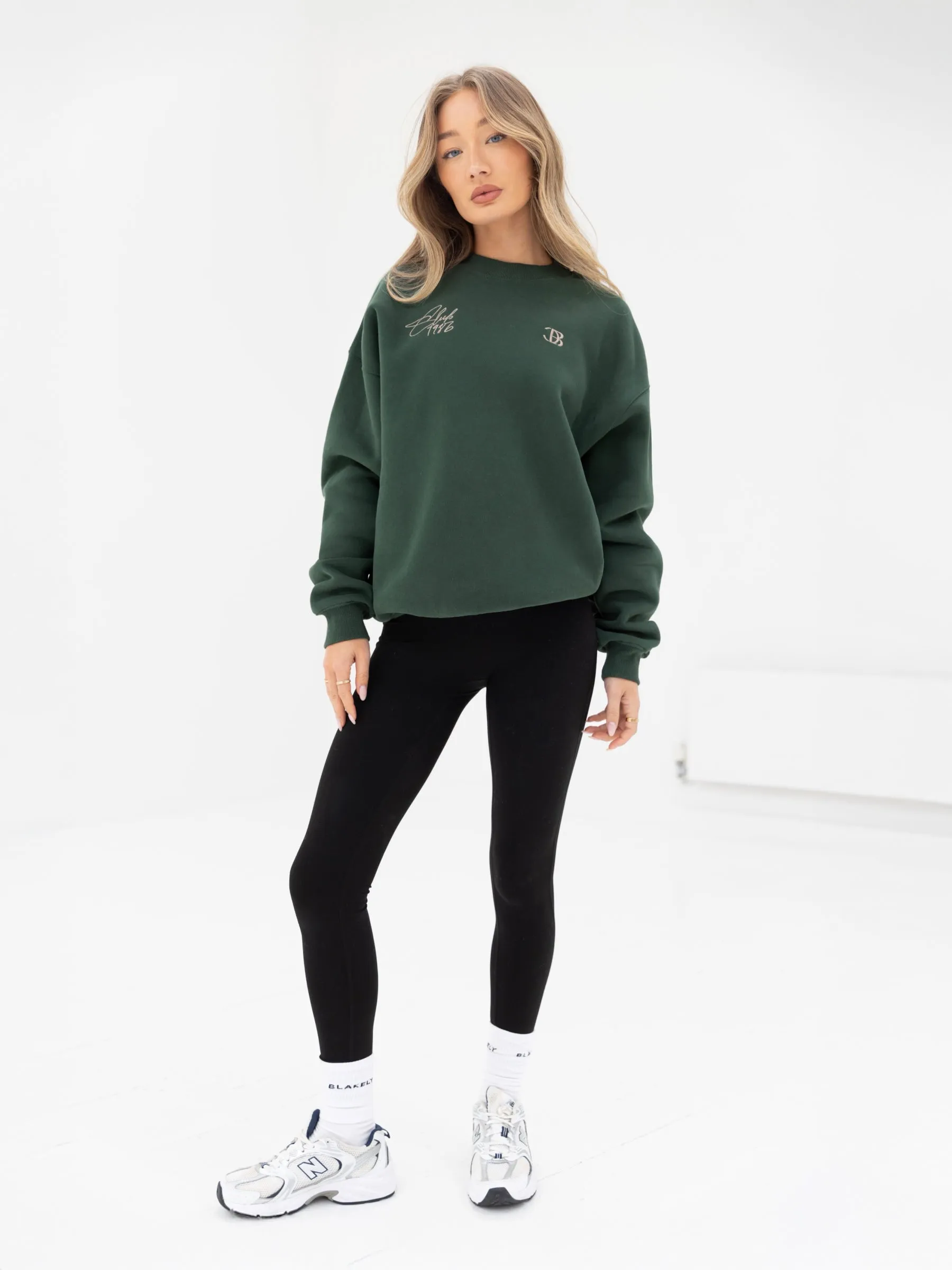 Club Oversized Jumper - Forest Green sold by Blakely product image thumbnail 5