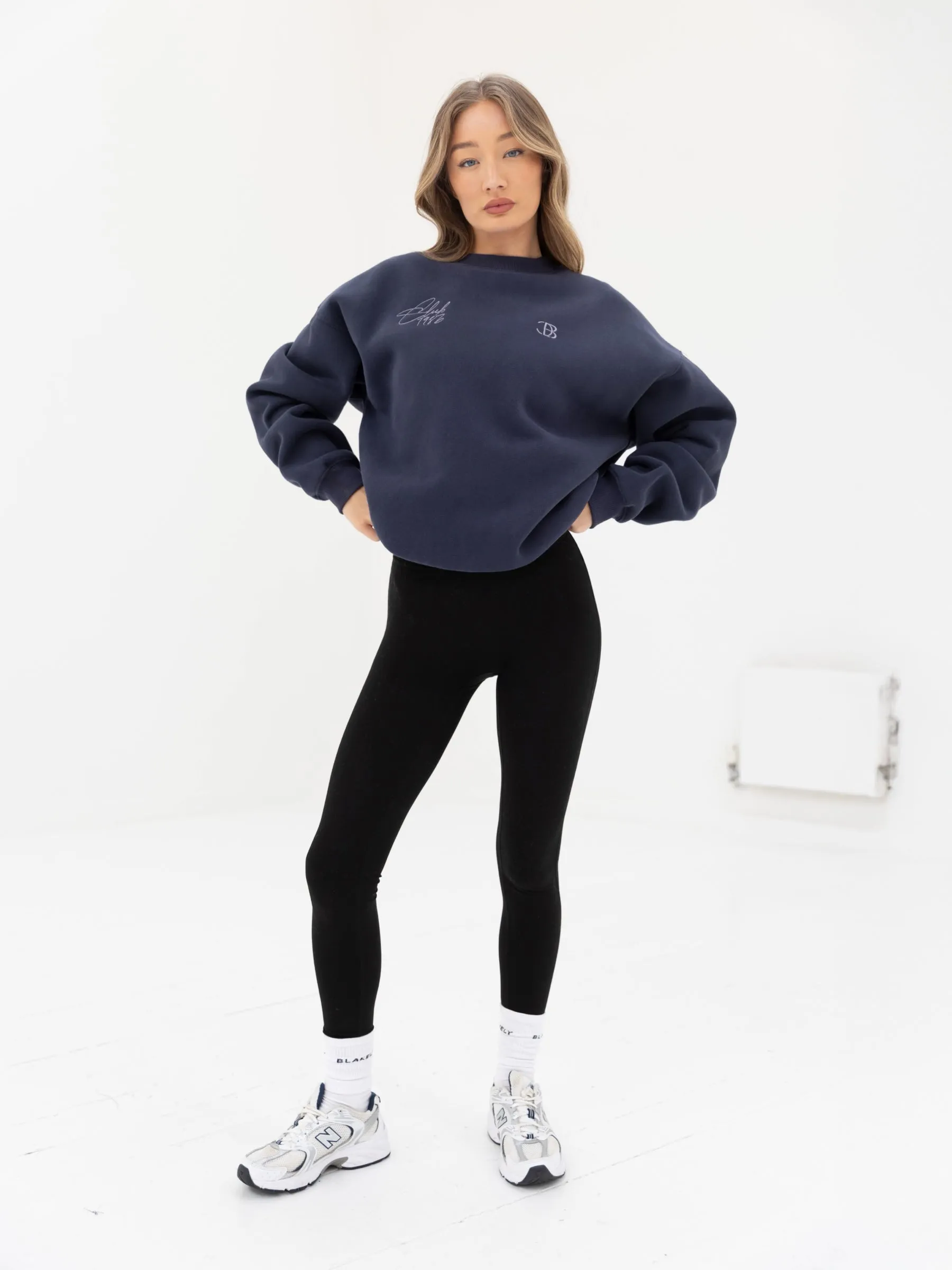 Club Oversized Jumper - Navy sold by Blakely product image thumbnail 3