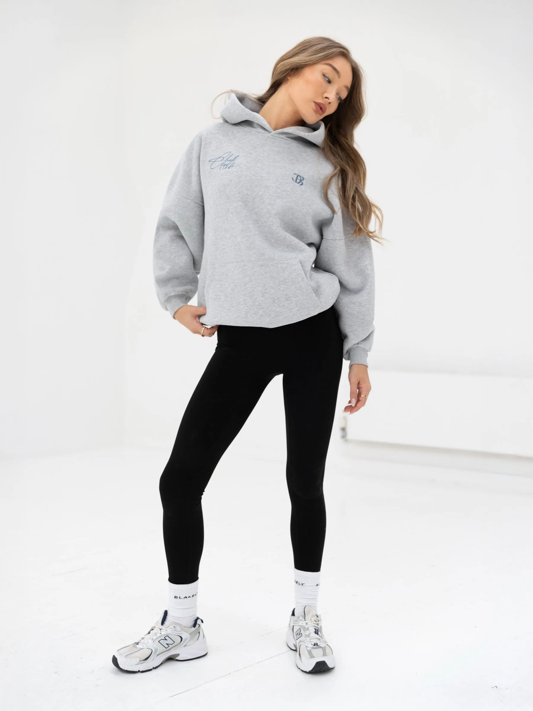 Club Oversized Hoodie - Marl Grey sold by Blakely product image thumbnail 4