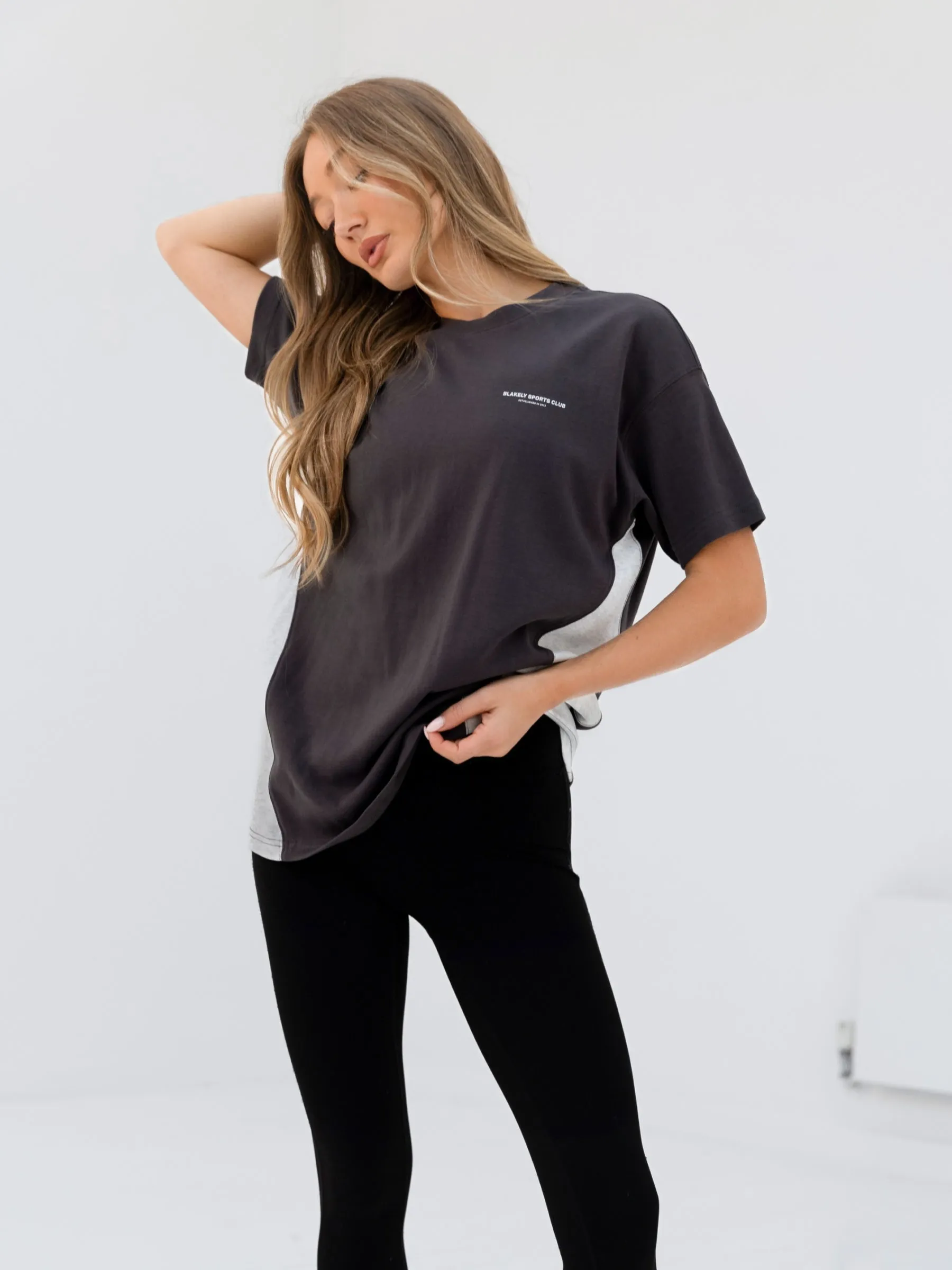 Panel Oversized T-Shirt - Graphite sold by Blakely product image thumbnail 2
