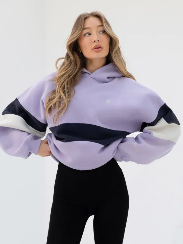 Panel Oversized Hoodie - Violet sold by Blakely