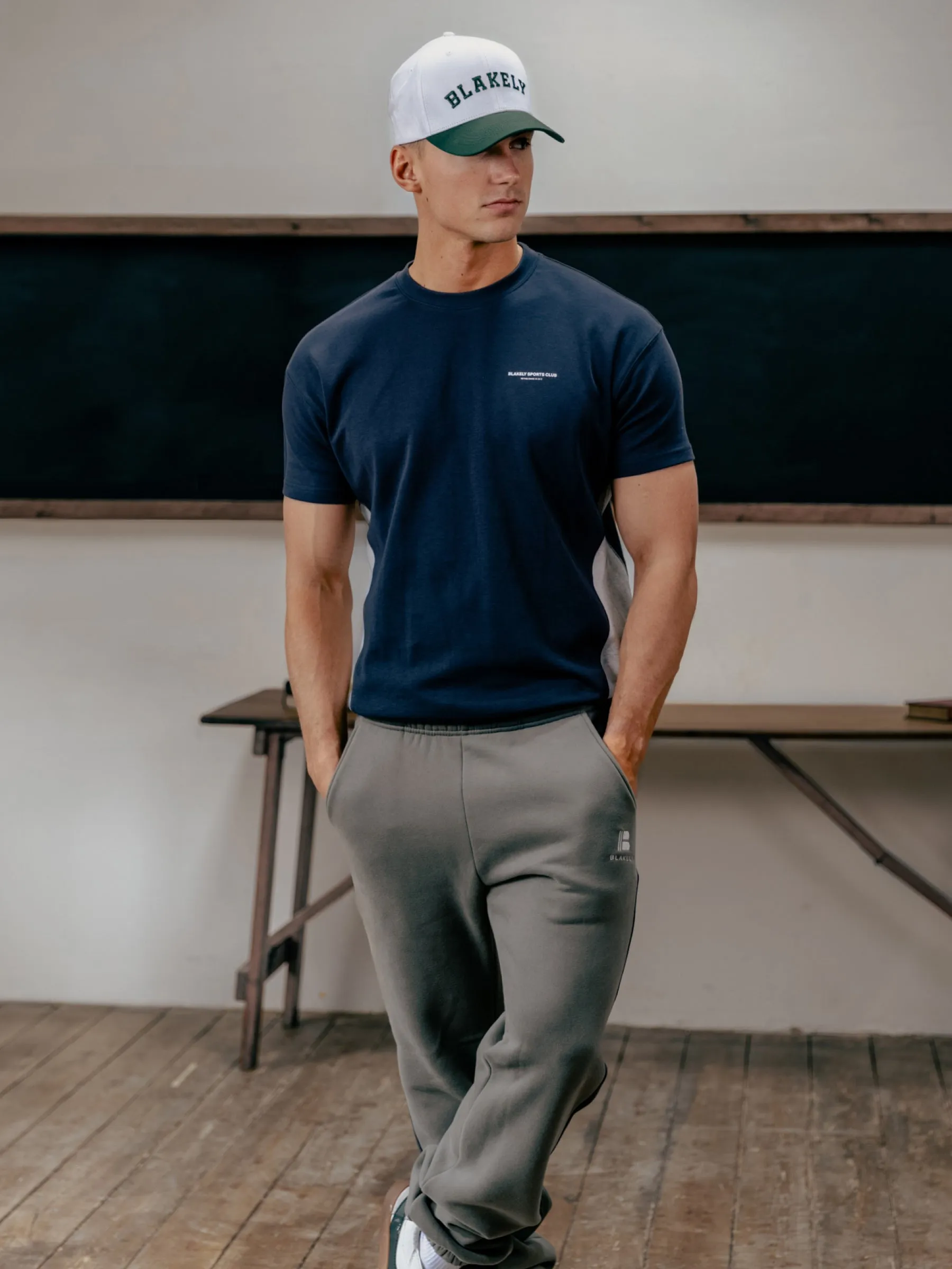 Panel Relaxed Sweatpants - Safari Green sold by Blakely product image thumbnail 4