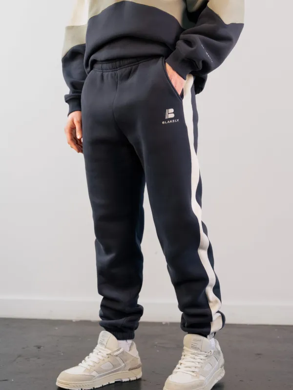 Panel Relaxed Sweatpants - True Navy sold by Blakely