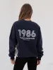 Panel Oversized Jumper - True Navy sold by Blakely