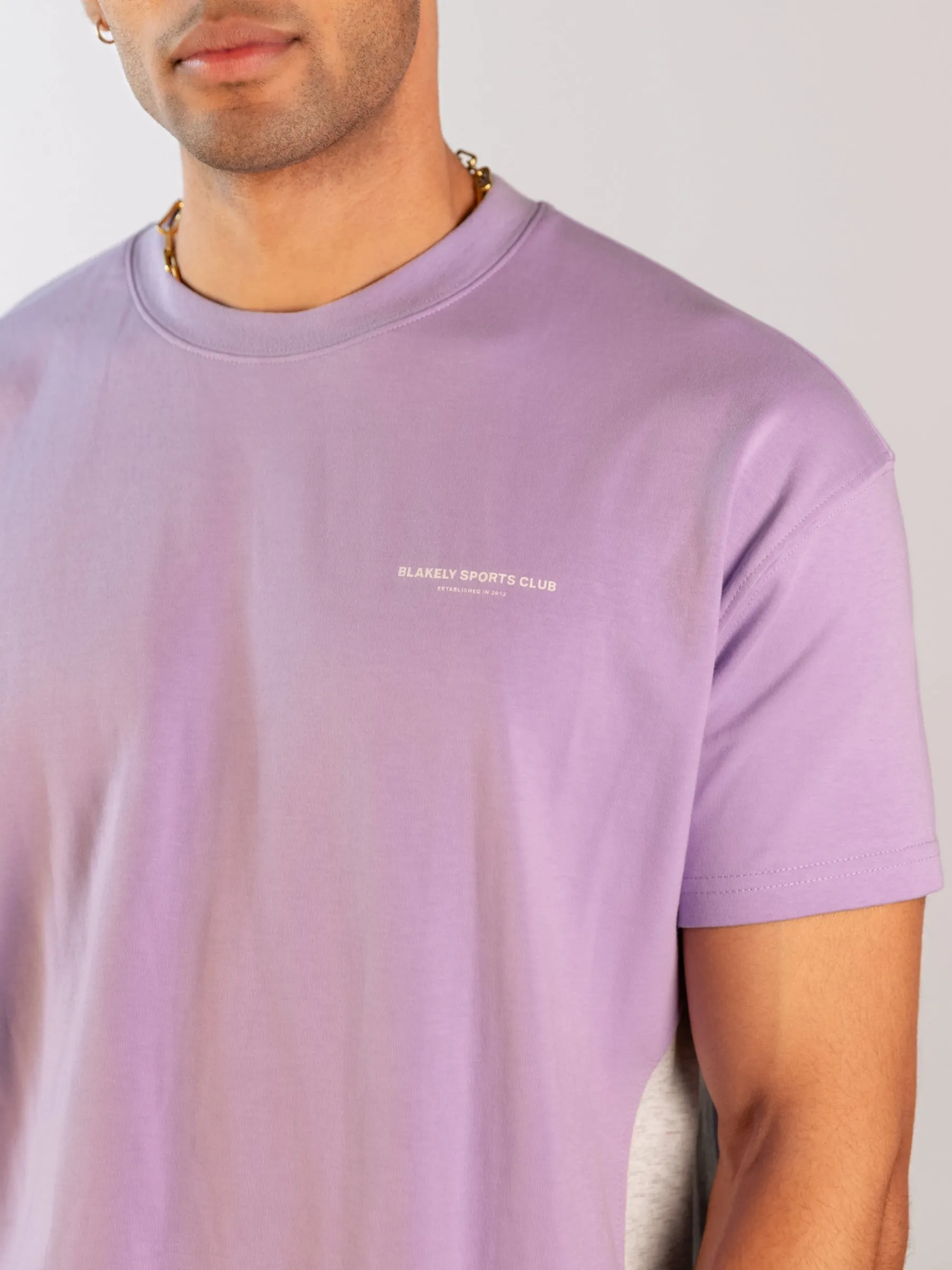 Panel Relaxed T-Shirt - Violet sold by Blakely product image thumbnail 4