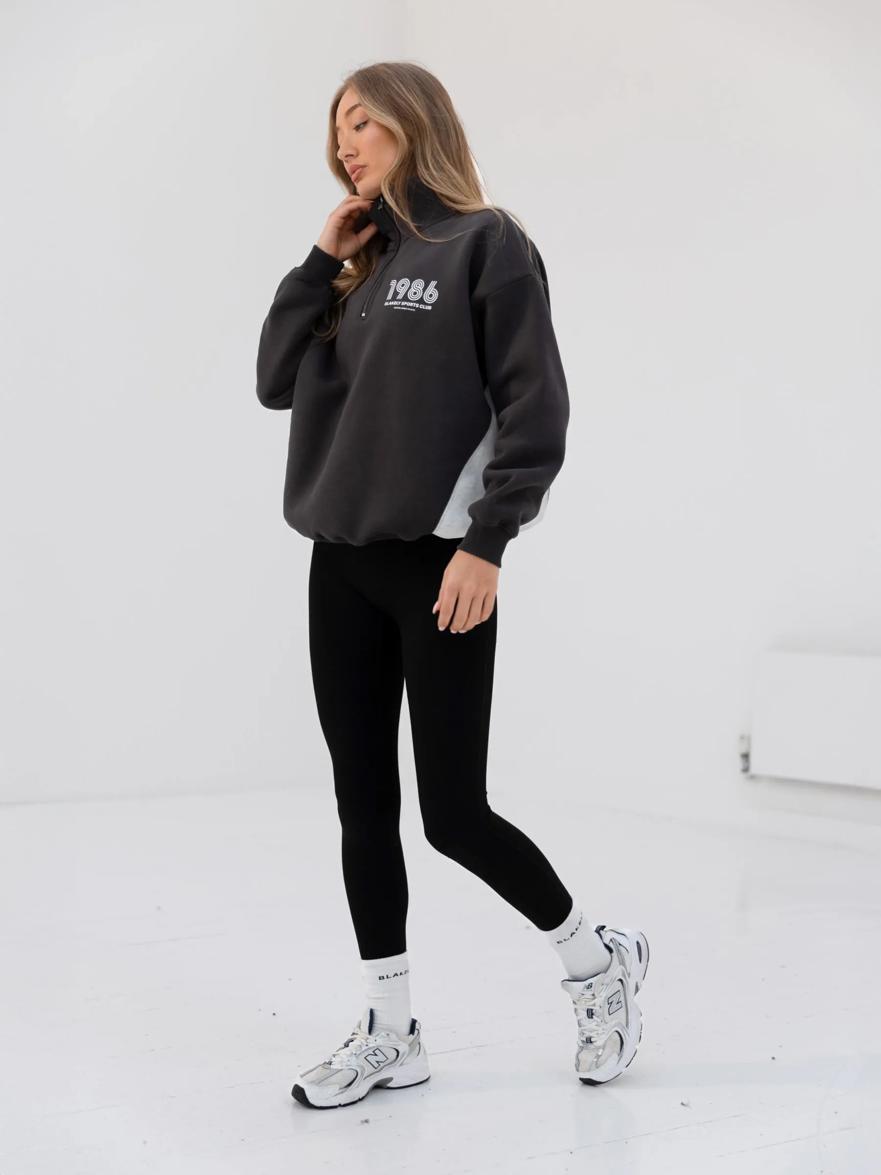 Panel 1/4 Zip Jumper - Graphite sold by Blakely product image thumbnail 3