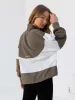 Panel Oversized Jacket - Khaki sold by Blakely