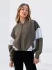 Panel Oversized Jacket - Khaki sold by Blakely