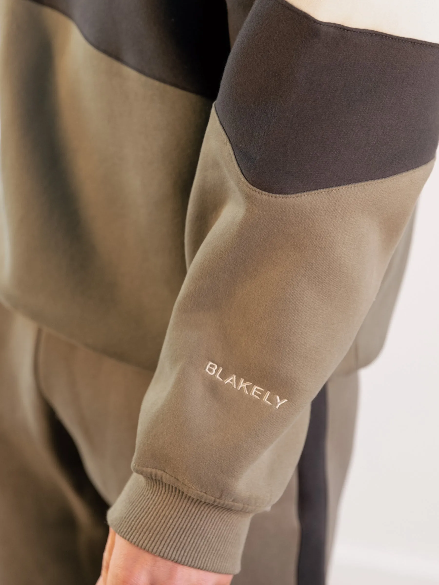 Panel Relaxed Hoodie - Safari Green sold by Blakely product image thumbnail 4
