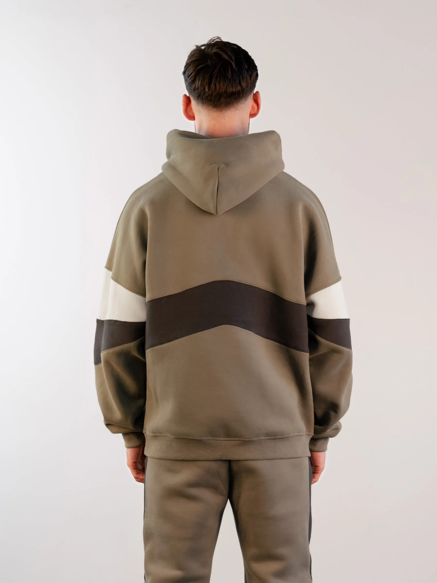 Panel Relaxed Hoodie - Safari Green sold by Blakely product image thumbnail 2