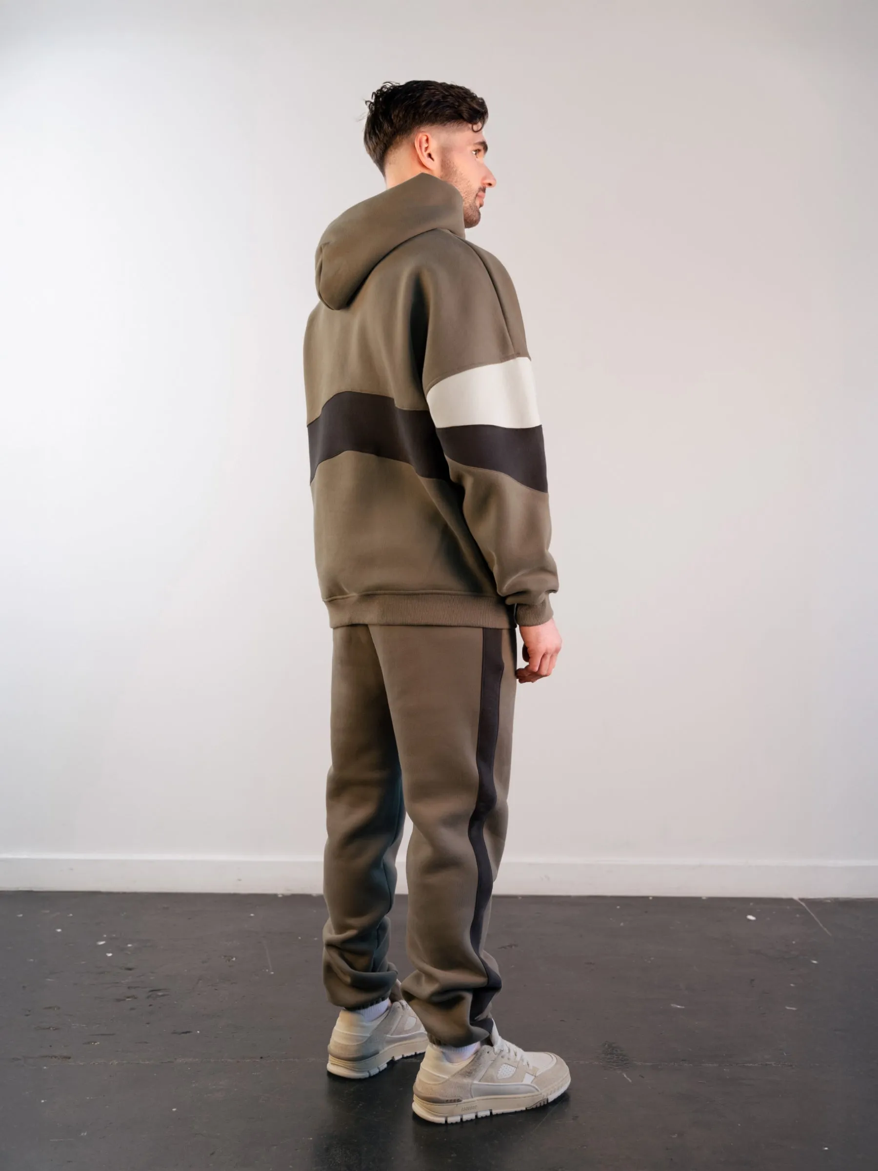 Panel Relaxed Hoodie - Safari Green sold by Blakely product image thumbnail 5