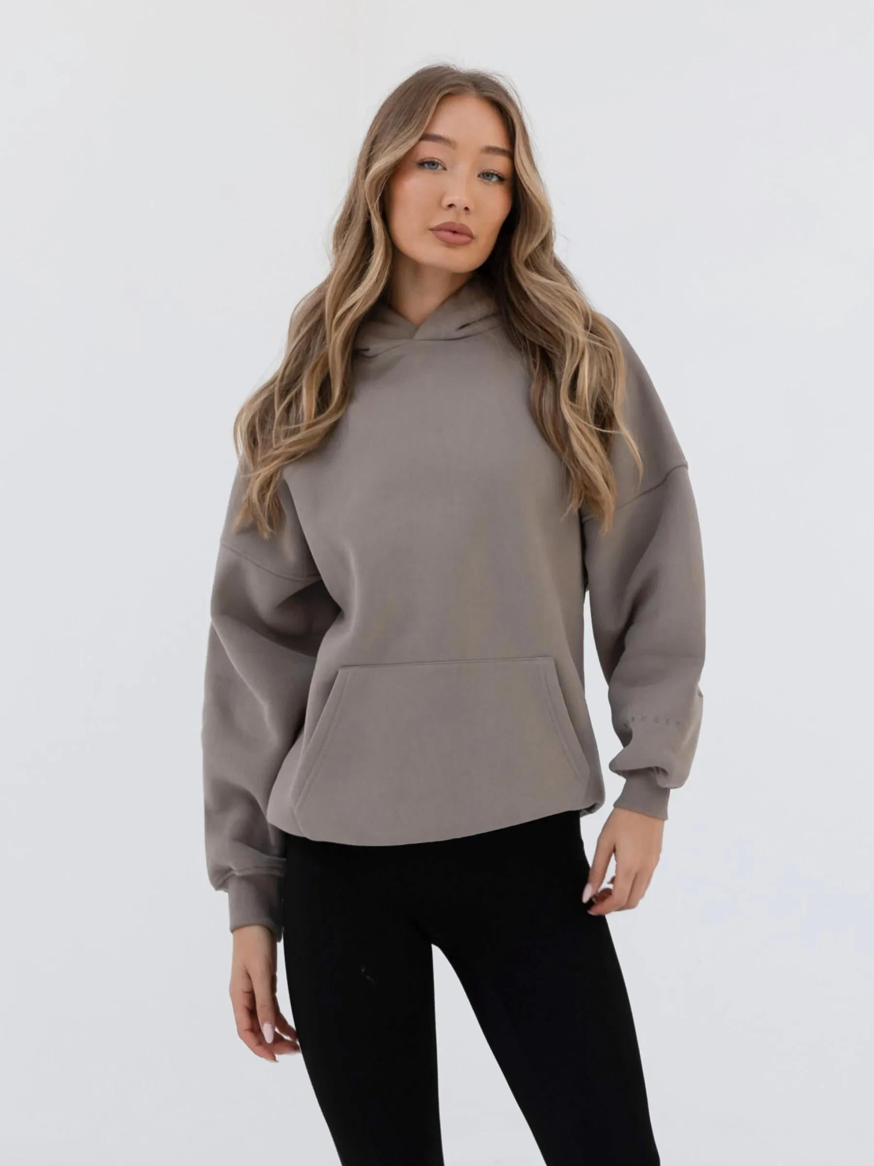 Embroidered Isabel Oversized Hoodie - Neutral Grey sold by Blakely product image thumbnail 2