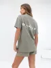 Active Studios Oversized T-Shirt - Olive sold by Blakely