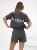 Active Studios Oversized T-Shirt - Charcoal sold by Blakely
