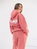Cloud Print Oversized Hoodie - Sunrise Coral sold by Blakely