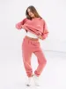 Cloud Print Oversized Hoodie - Sunrise Coral sold by Blakely
