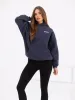 Cloud  Print Oversized Hoodie - True Navy sold by Blakely
