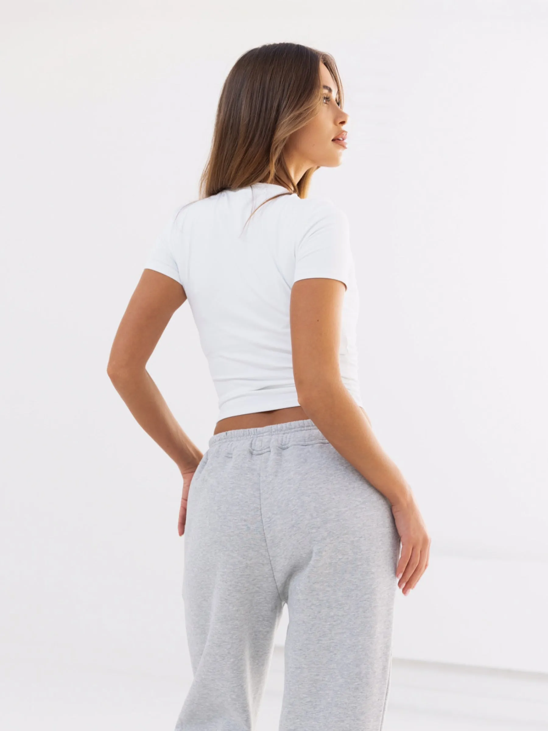 Cloud Print Crop Top - White & Forest Green sold by Blakely product image thumbnail 4