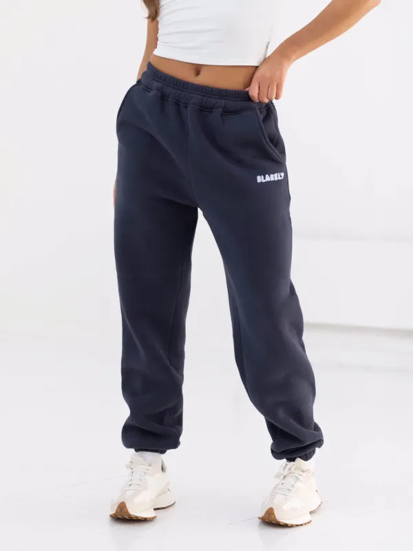 Cloud Print Sweatpants - True Navy sold by Blakely