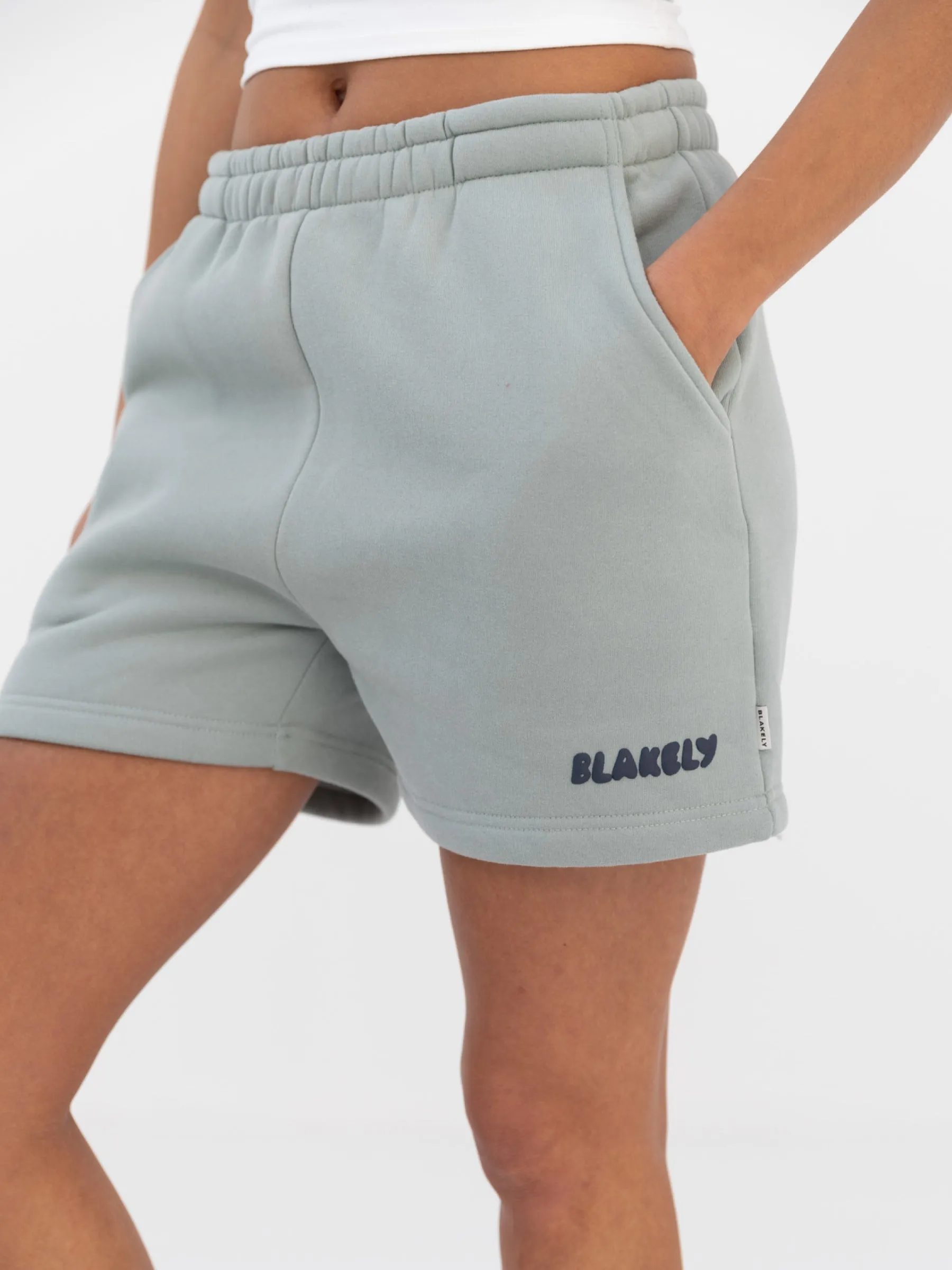 Cloud Print Jogger Shorts - Mineral Blue sold by Blakely product image thumbnail 4