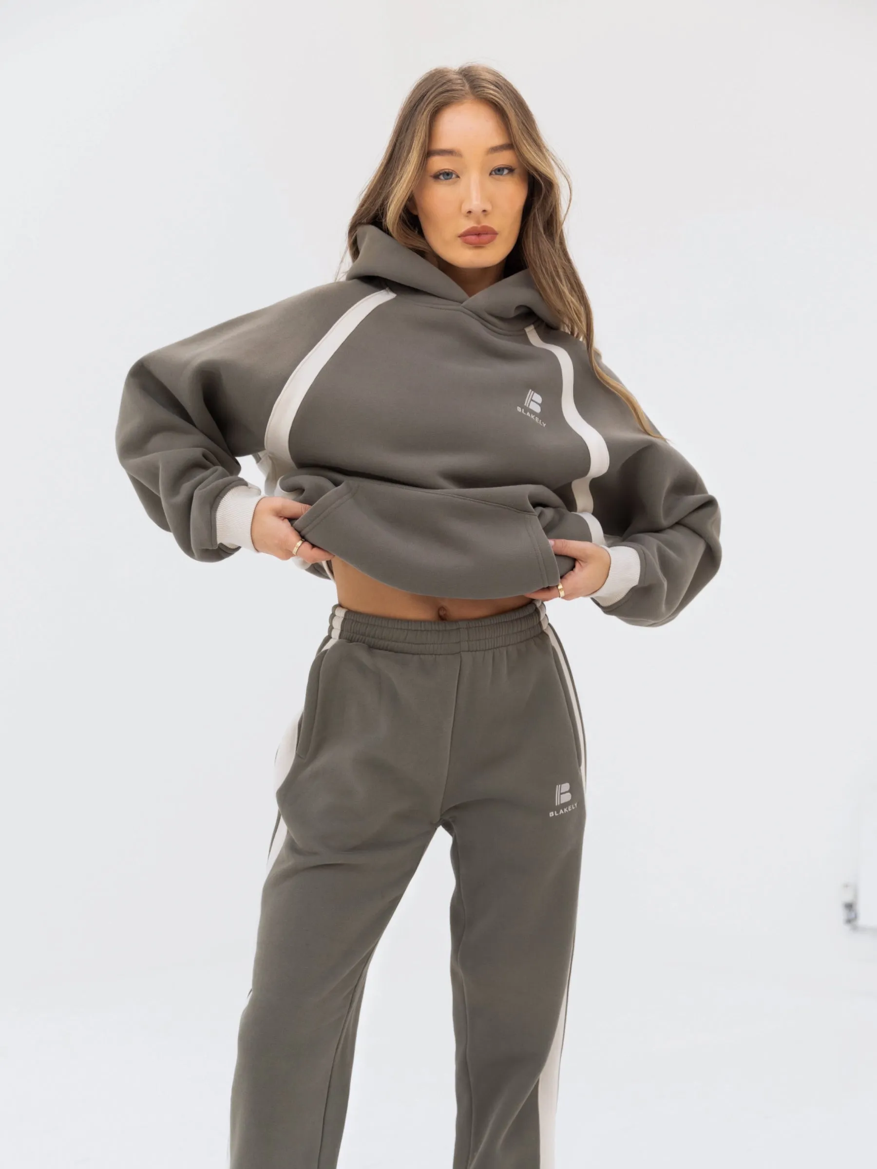 Classic Panel Oversized Hoodie - Safari Green sold by Blakely product image thumbnail 2