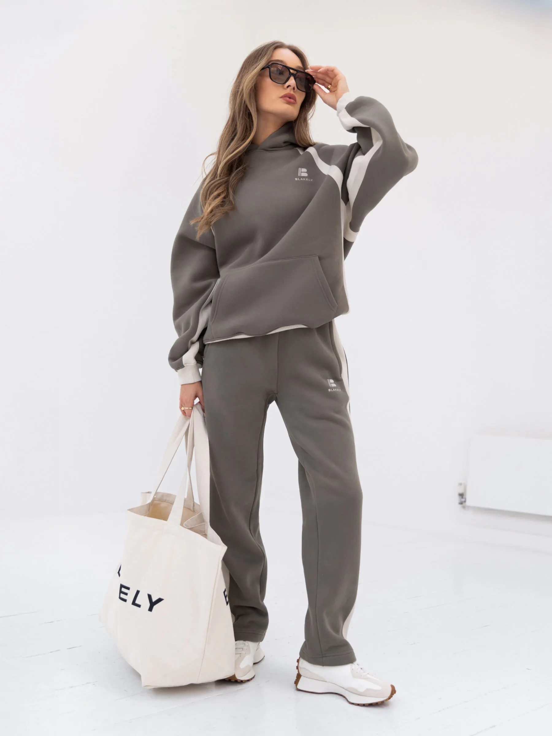 Classic Panel Oversized Hoodie - Safari Green sold by Blakely product image thumbnail 5