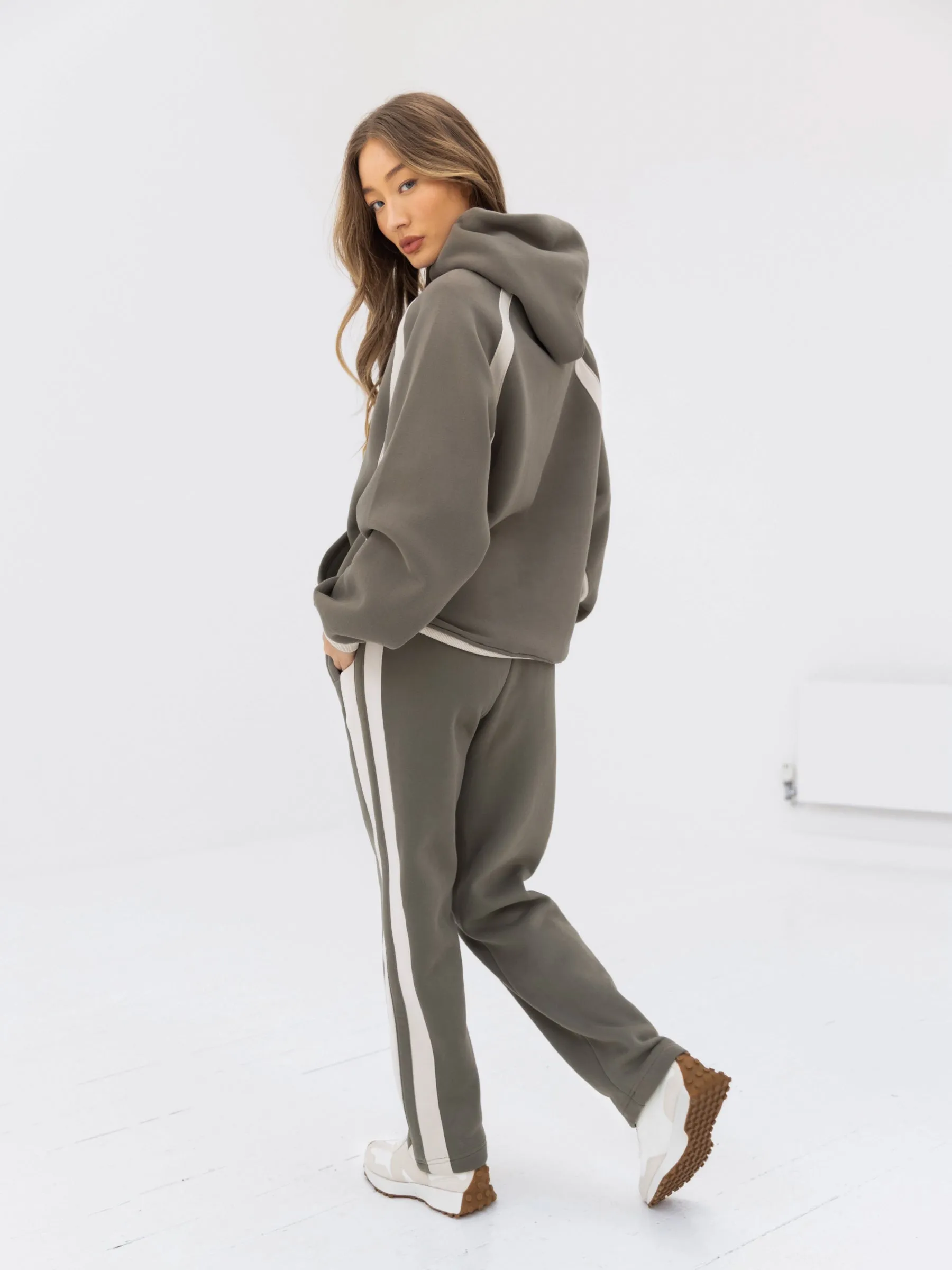 Classic Panel Oversized Hoodie - Safari Green sold by Blakely product image thumbnail 4