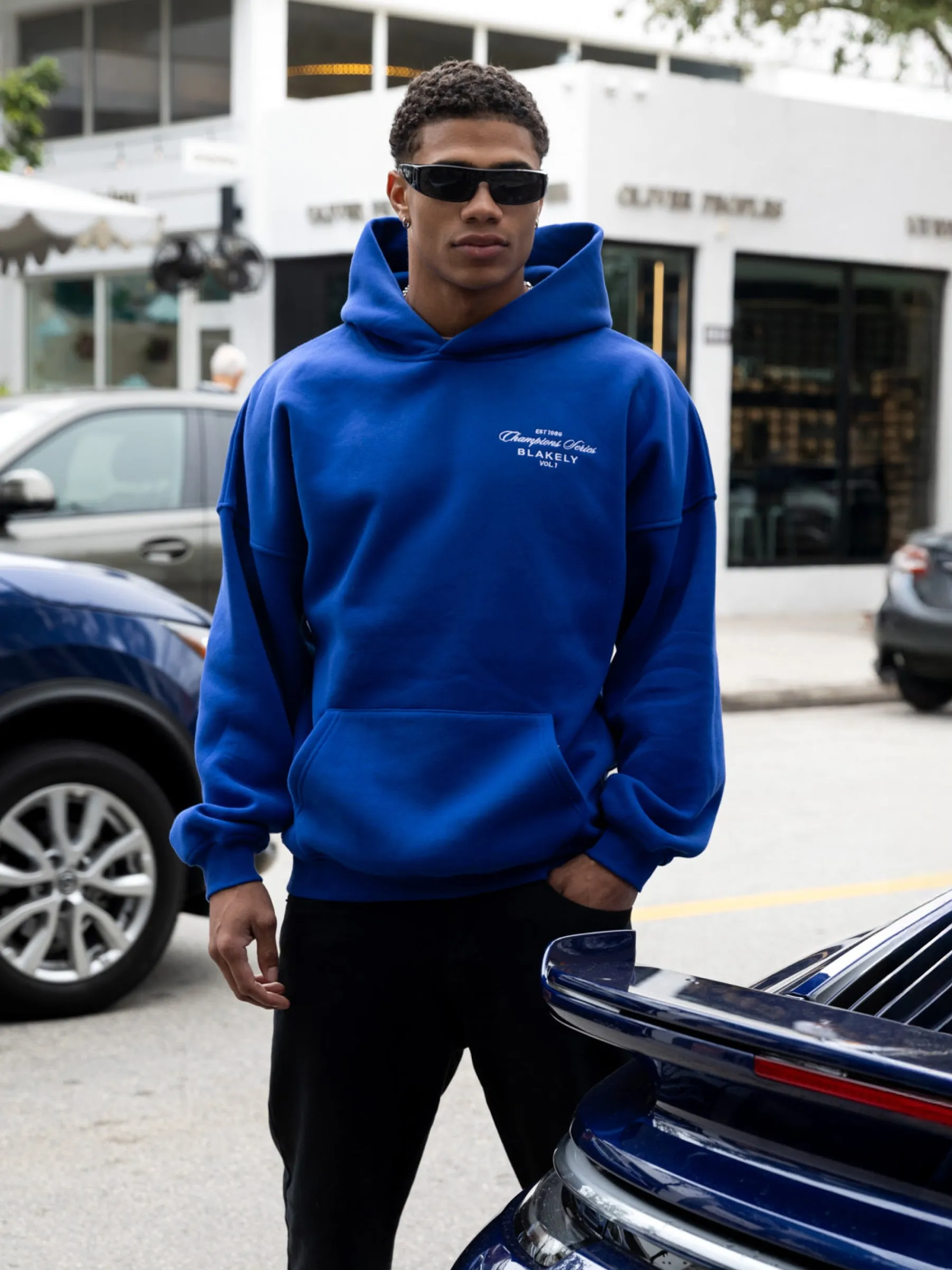 Champions Relaxed Hoodie - Cobalt Blue sold by Blakely product image thumbnail 2