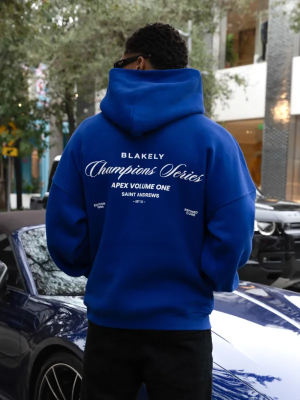 Champions Relaxed Hoodie - Cobalt Blue sold by Blakely
