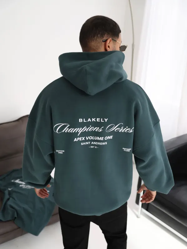 Champions Relaxed Hoodie - Teal Green sold by Blakely