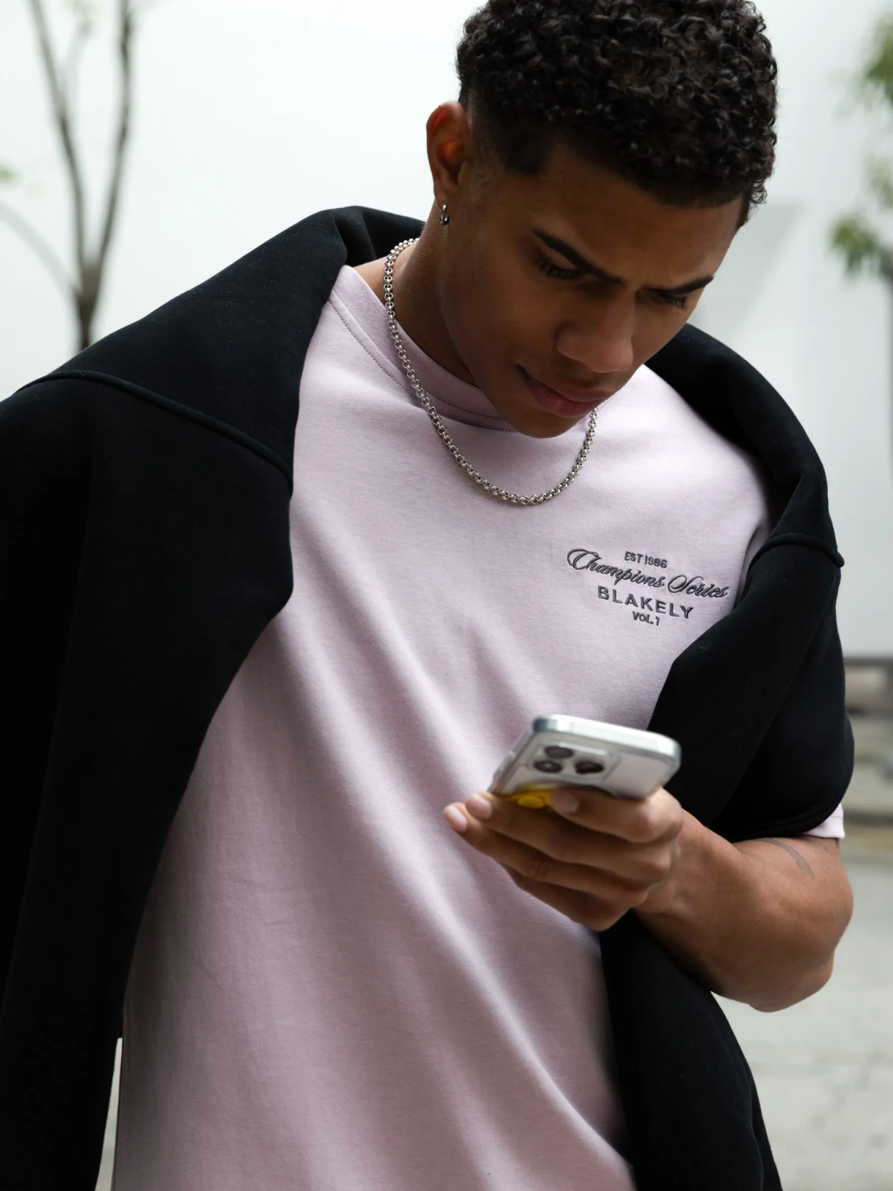 Champions Relaxed T-Shirt - Pale Pink sold by Blakely product image thumbnail 5