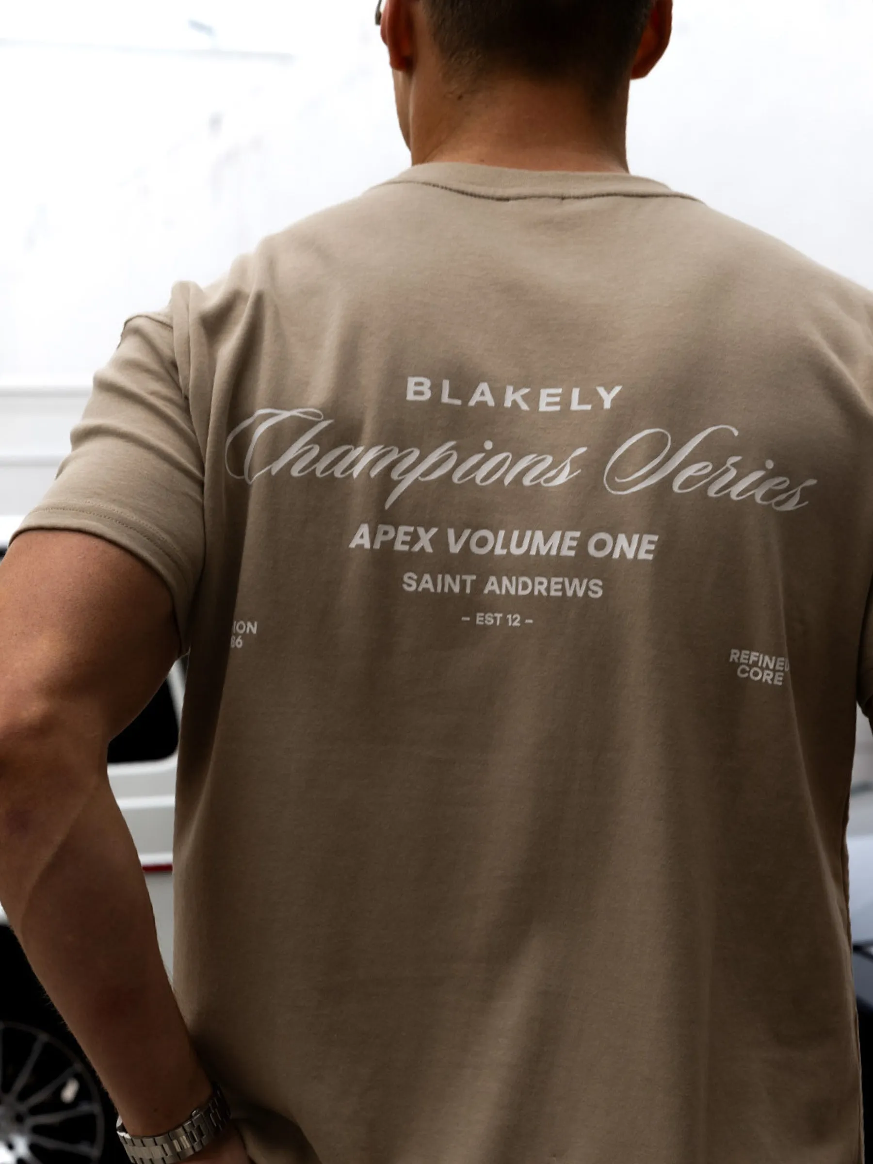 Champions Relaxed T-Shirt - Washed Khaki sold by Blakely product image thumbnail 5