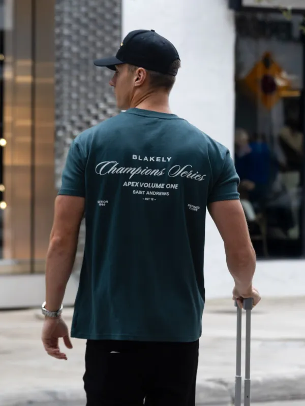 Champions Relaxed T-Shirt - Teal Green sold by Blakely