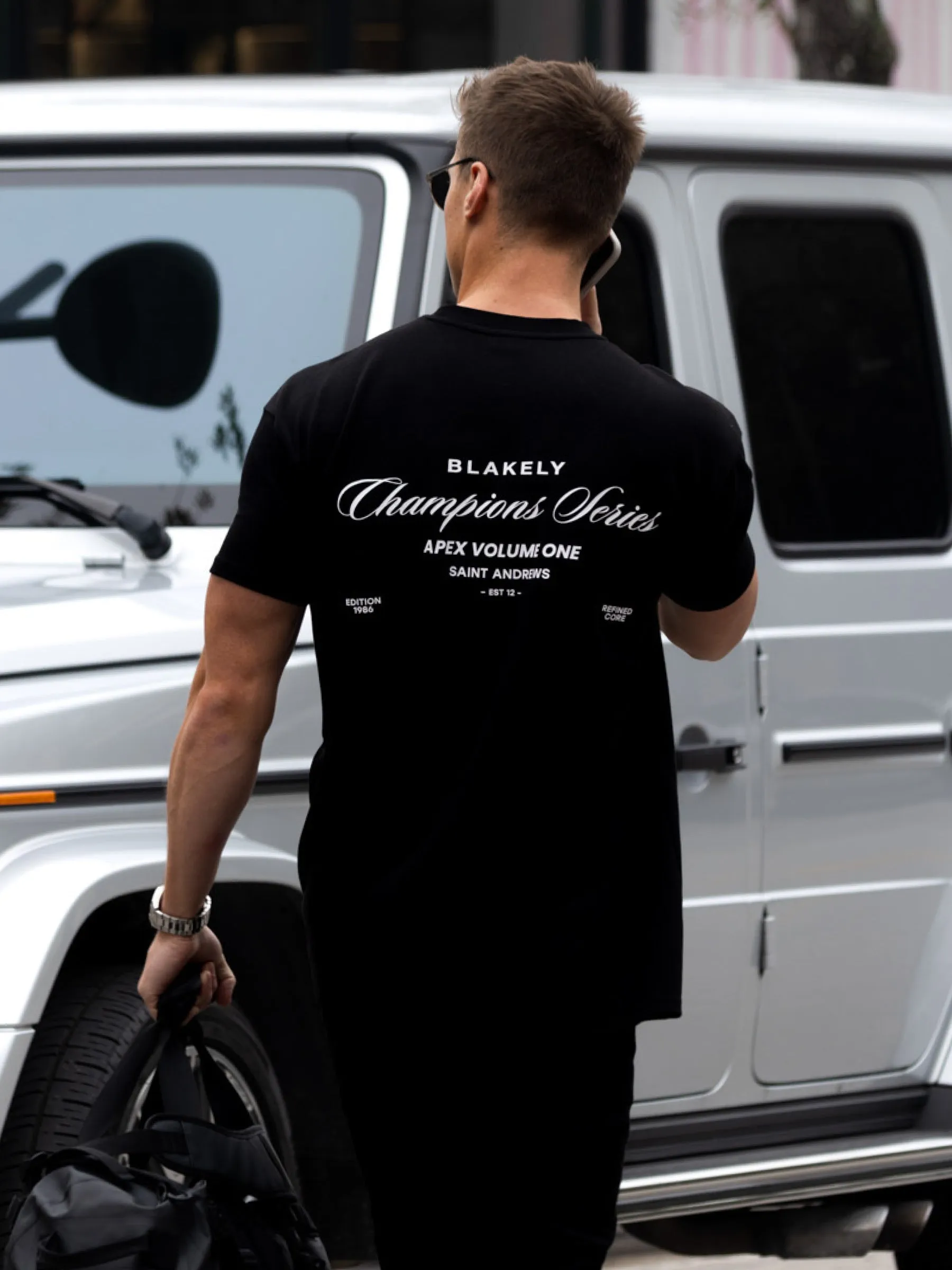 Champions Relaxed T-Shirt - Black sold by Blakely
