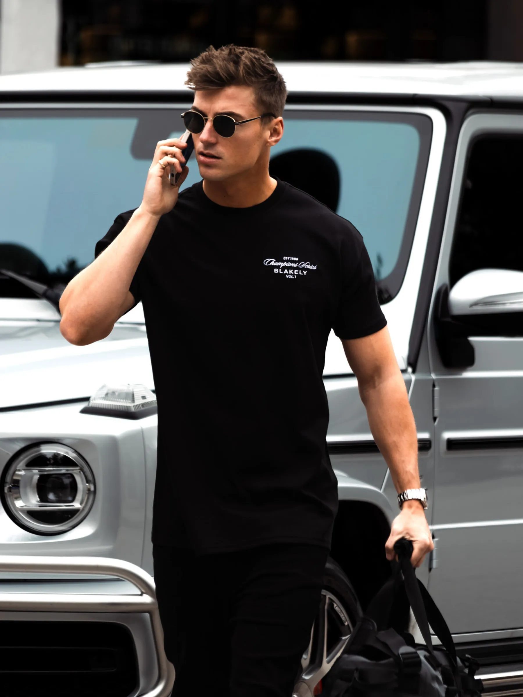 Champions Relaxed T-Shirt - Black sold by Blakely product image thumbnail 5