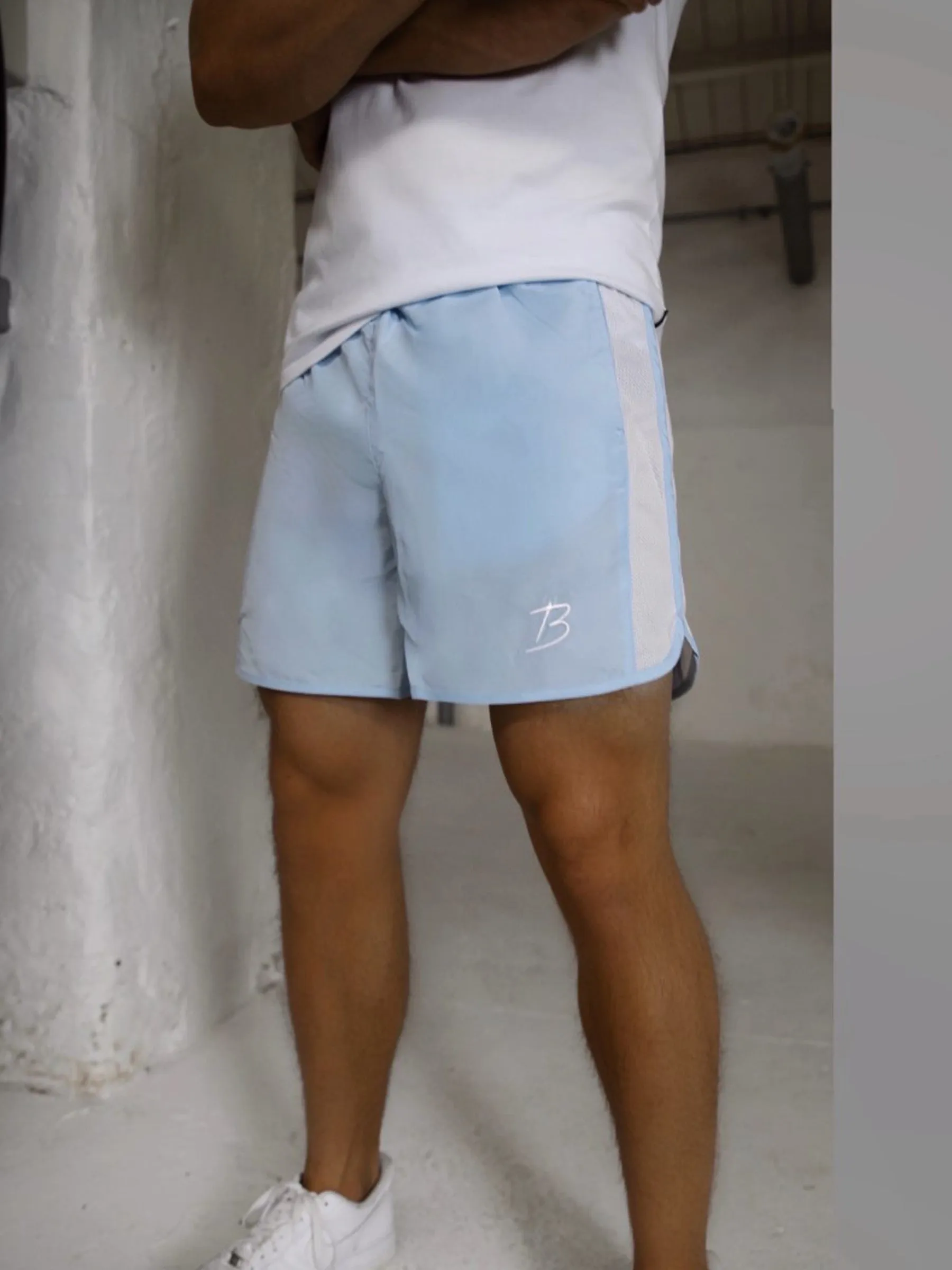 Aero-Mesh Gym Shorts - Light Blue sold by Blakely product image thumbnail 3