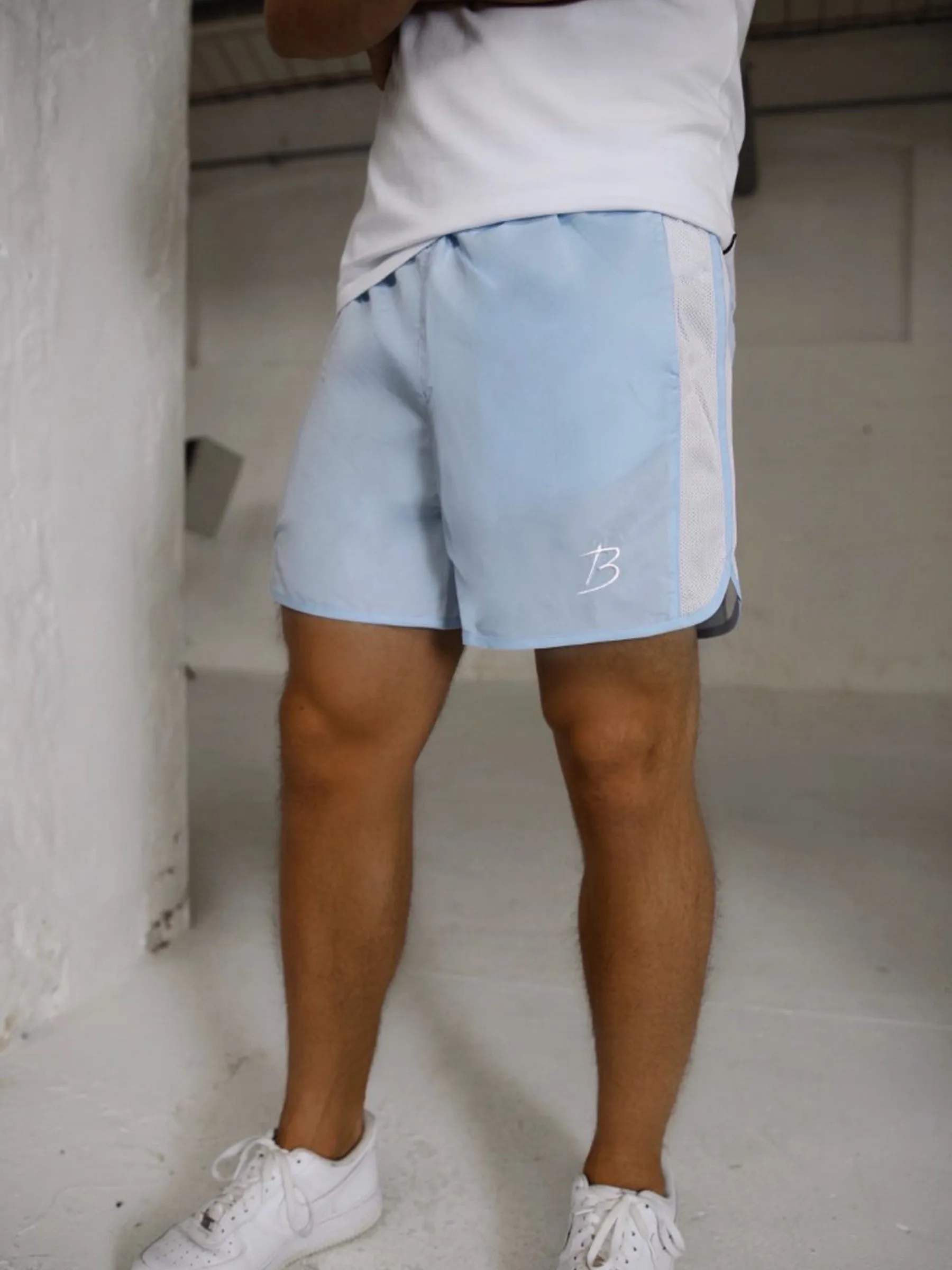 Aero-Mesh Gym Shorts - Light Blue sold by Blakely product image thumbnail 2