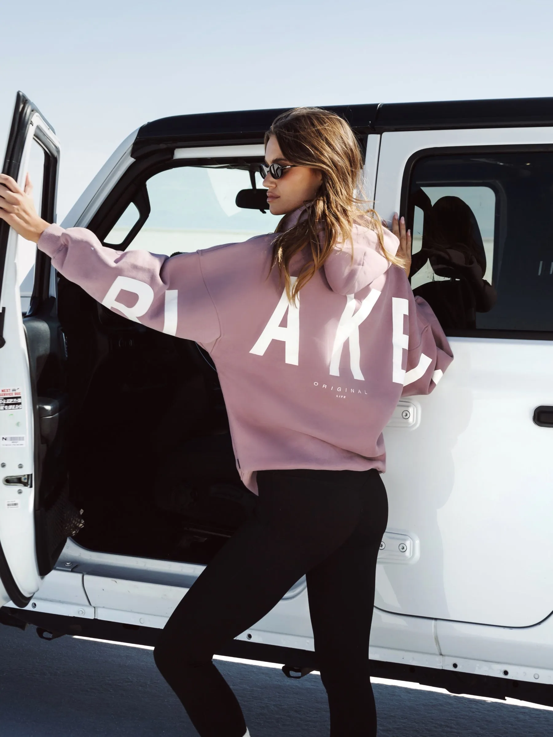 Isabel Hoodie & Leggings Set - Dusty Pink & Black sold by Blakely product image thumbnail 5