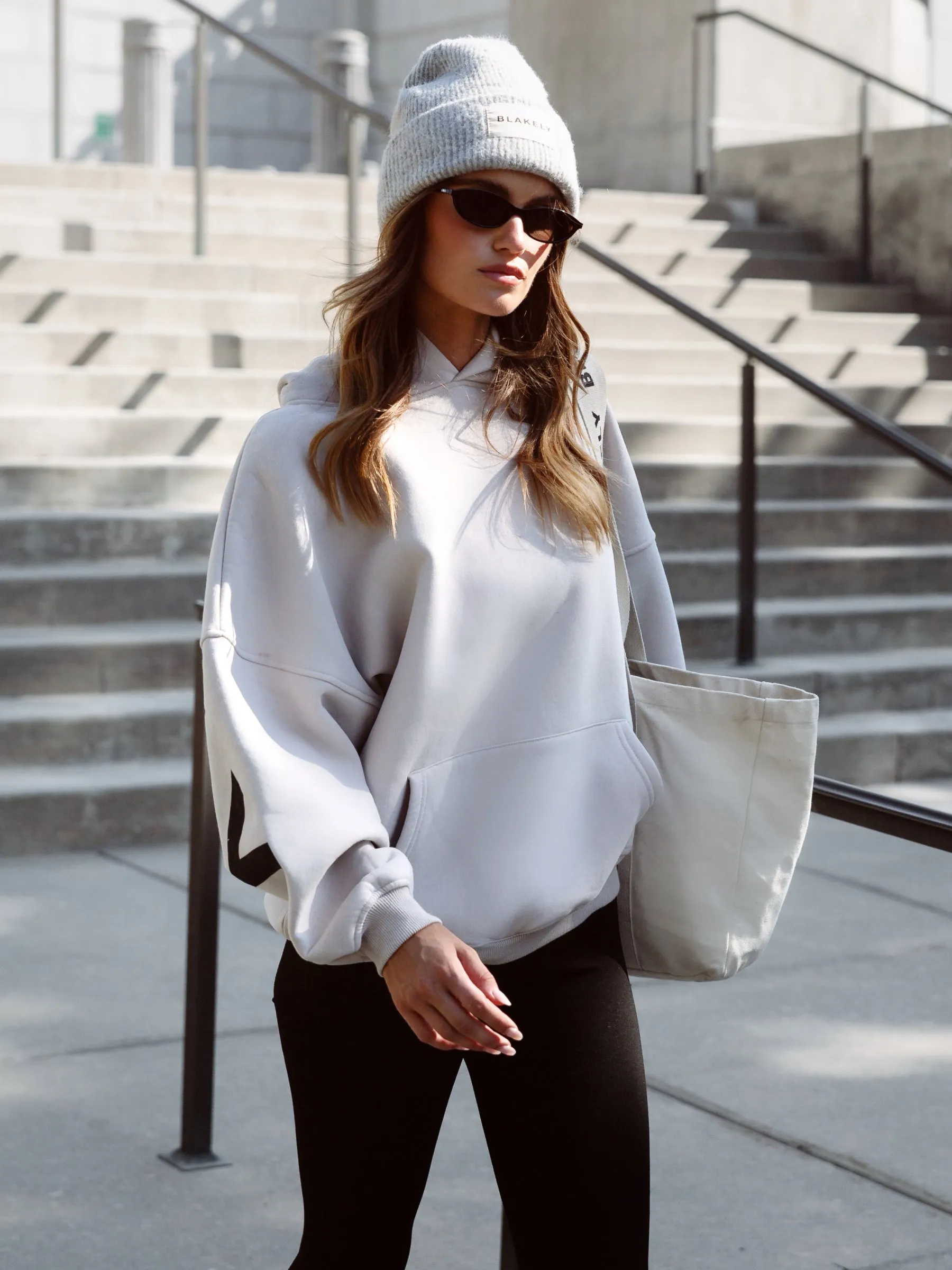 Isabel Hoodie & Leggings Set - Stone & Black sold by Blakely product image thumbnail 2