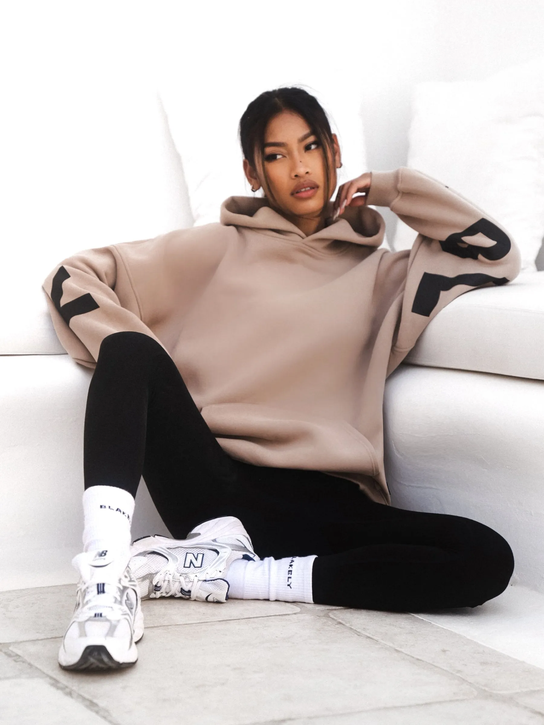 Isabel Hoodie & Leggings Set - Tan & Black sold by Blakely product image thumbnail 2