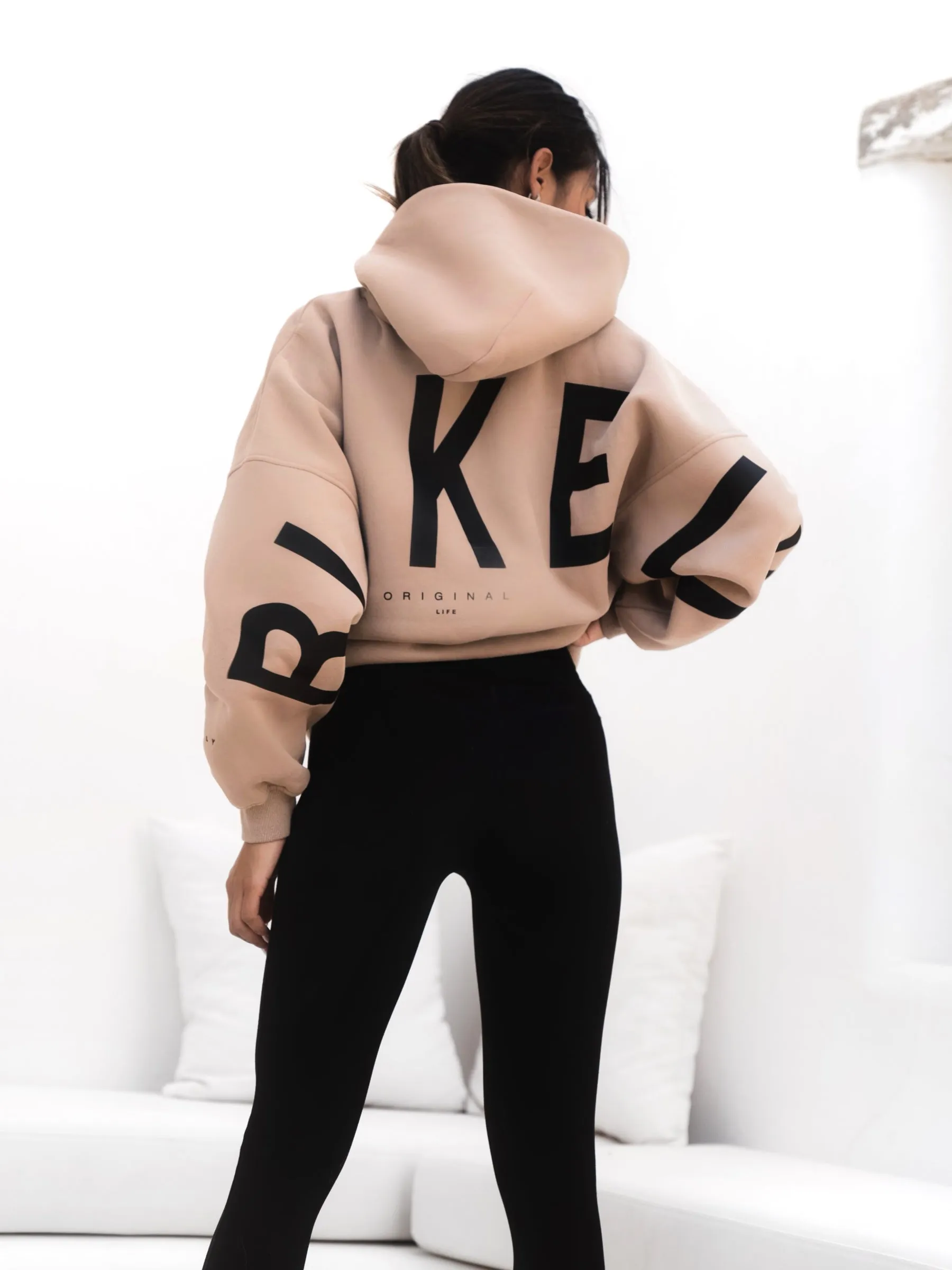 Isabel Hoodie & Leggings Set - Tan & Black sold by Blakely product image thumbnail 4