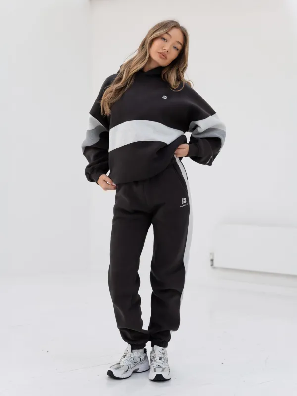 Panel Hoodie & Sweatpants Set - Graphite sold by Blakely