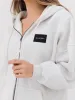 Label Full Zip Hoodie & Sweatpants Set - Marl White sold by Blakely
