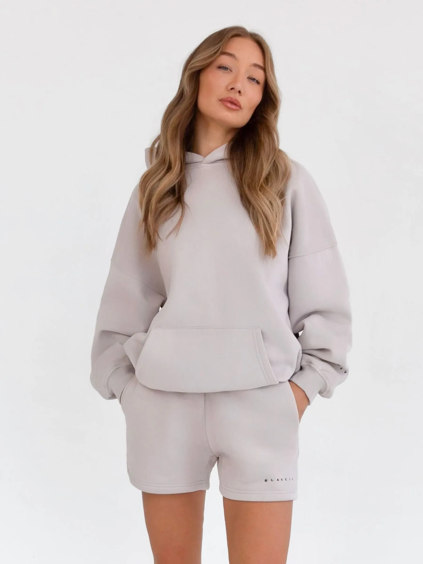 Isabel Hoodie & Jogger Shorts Set - Stone sold by Blakely product image thumbnail 3